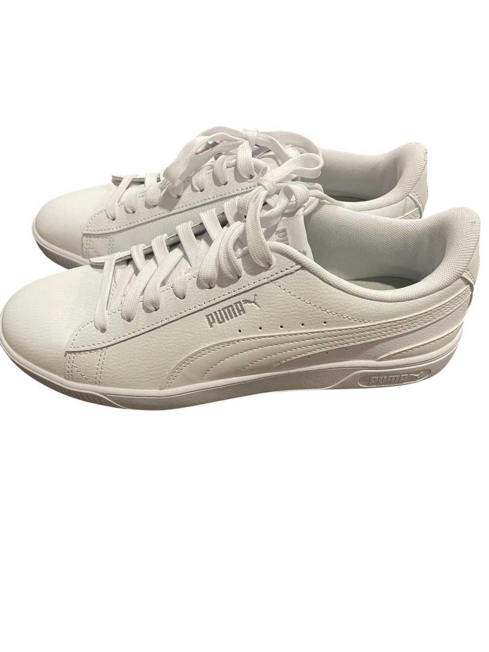Puma Women's White Low-Top Lace-Up Sneakers Size 9.5